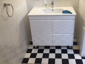 Vanity installation in Newtown                          